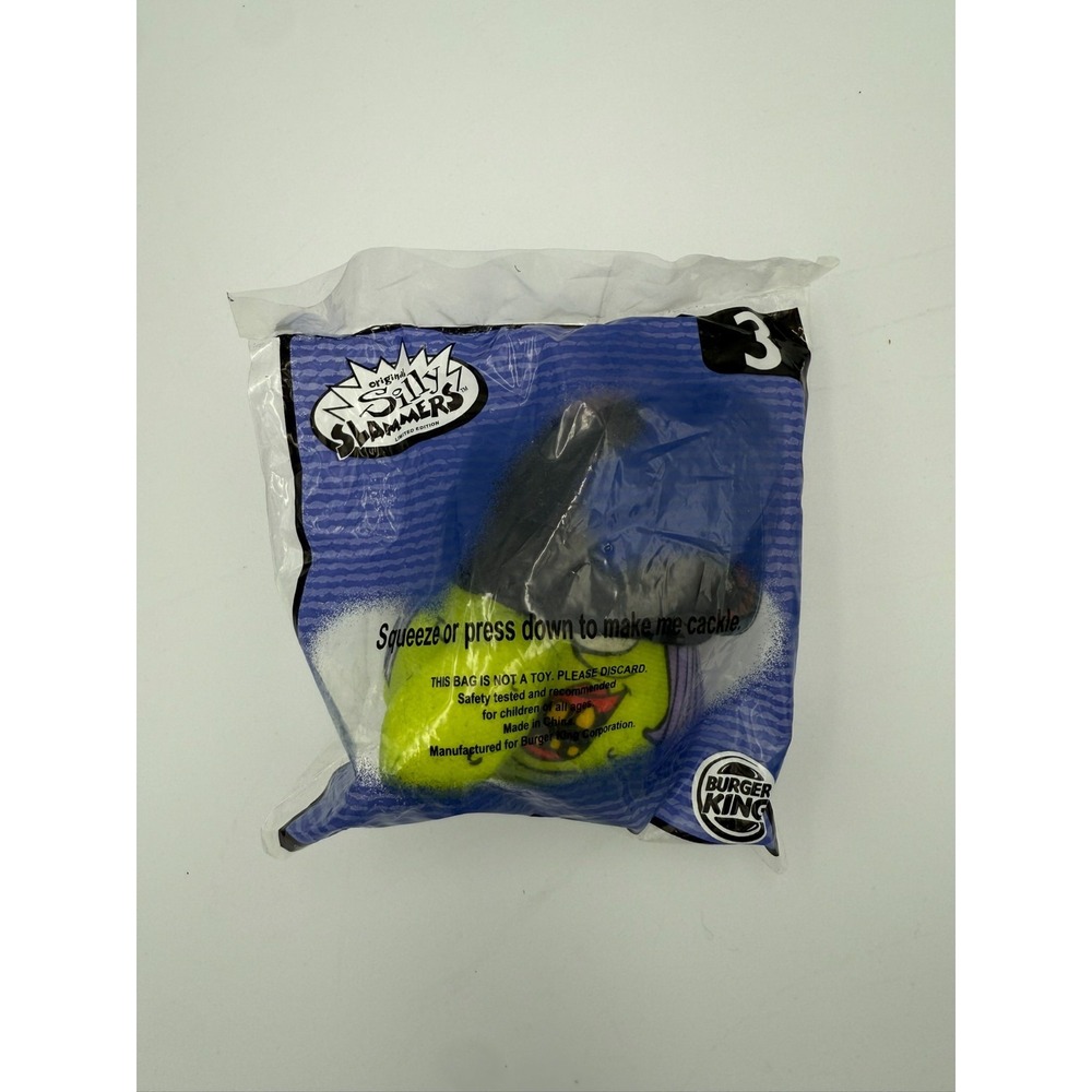 Burger King Kids Toy Original Silly Slammers‎ Number 3 Witch Head 1999 Unopened
